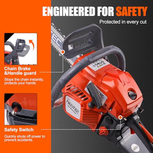58CC Gas Powered Chainsaw
