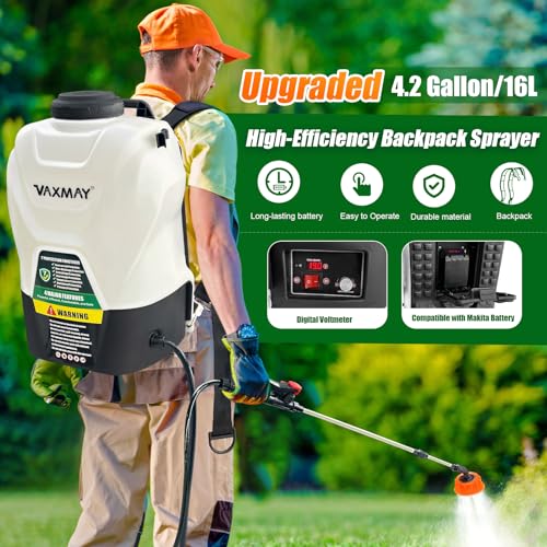 Vaxmay Battery Powered Backpack Sprayer